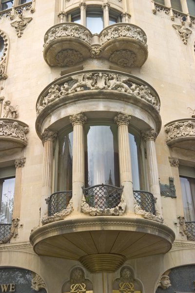 Janela de 1905 de Luis Domenech i Montaner
