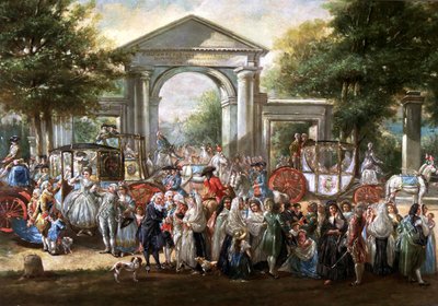 Festa no Jardim Botânico de Luis Paret y Alcazar