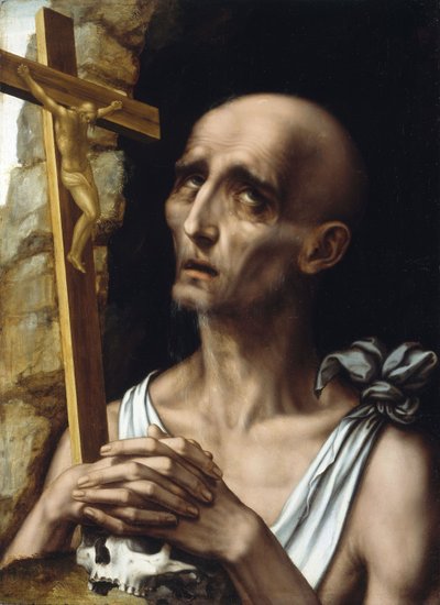 São Jerónimo no deserto de Luis de Morales