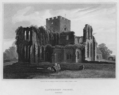 Lanercost Priory, Cumberland (gravura) de Luke (after) Clennell