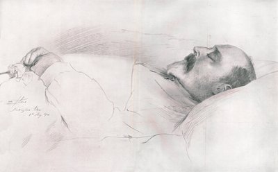 "Sua Majestade o Rei Eduardo VII na Morte", 1910. de Luke Fildes