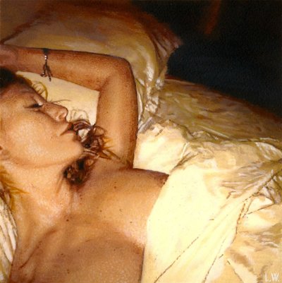 Bethany for Greg, c.2016 (tinta acrílica sobre papel) de Luke Waller