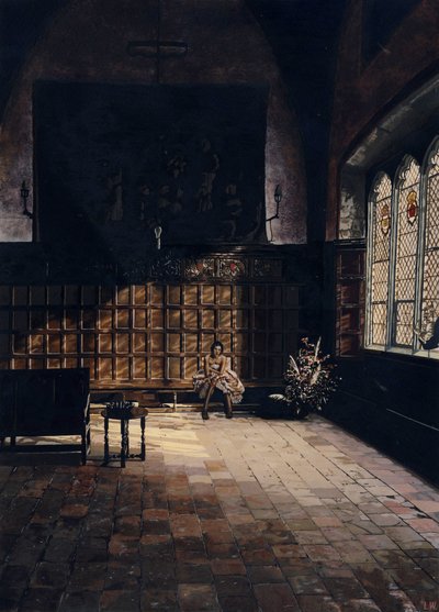 It Takes a Life to Win Her, c.2010 (tinta acrílica sobre papel) de Luke Waller