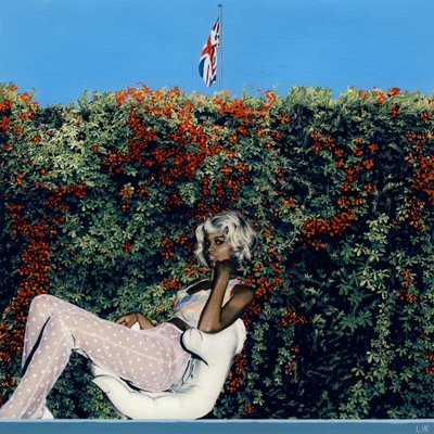 Stars Make Wishes on her Eyes, c.2011 (tinta acrílica sobre papel) de Luke Waller