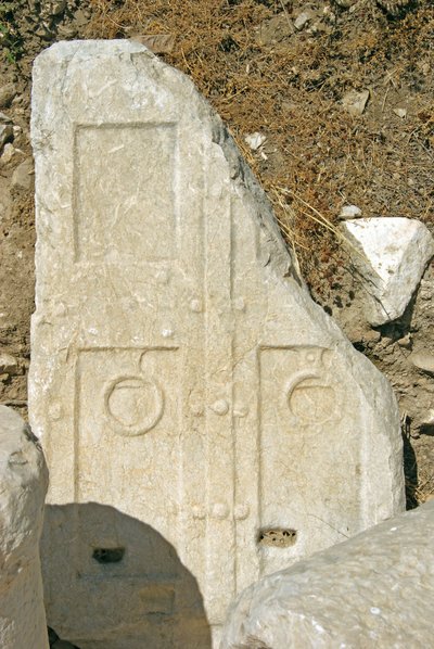 Porta esculpida, Xanthos, peru de Lycian