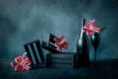 Vinho e lírios melancólicos de Lydia Jacobs