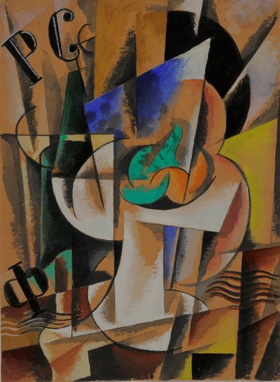 Composição pictórica, 1921 de Lyubov Sergeevna Popova