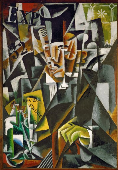 Filósofo (óleo sobre tela) de Lyubov Sergeevna Popova