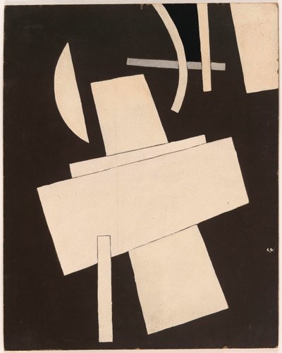 Sans titre - Popova, Lyubov Sergeyevna (1889-1924) Untitled Gouache sobre cartão ca 1916-1918 - 49,5x39,5 - Cidade de Nova York. Museu de Arte Moderna (MOMA) de Lyubov Sergeevna Popova