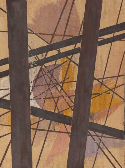 Composição da força espacial, 1921-1922. de Lyubov Sergeevna Popova