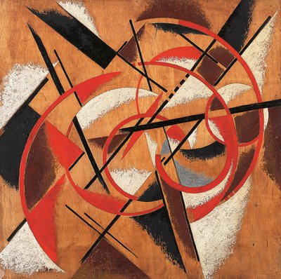 Construção da força espacial, 1920-1921 de Lyubov Sergeevna Popova