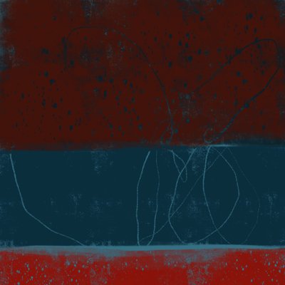 Linhas abstratas em blocos de cor de MANSI SAXENA