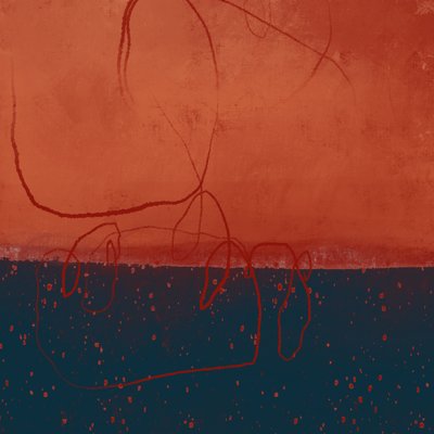 Linhas abstratas em blocos de cor de MANSI SAXENA