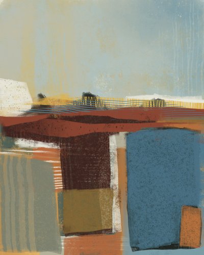 Paisagem de campos abstratos de MANSI SAXENA