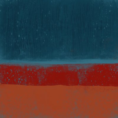 Horizonte Vermelho Intenso de MANSI SAXENA