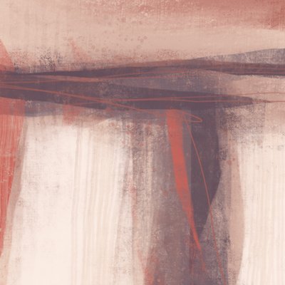 Camadas abstratas com tons terrosos de MANSI SAXENA