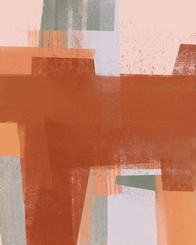 Blocos de cores terrosas de MANSI SAXENA