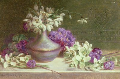 Gotas de neve e violetas de M.V. Morgan