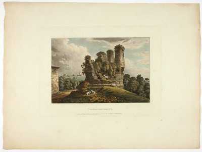 Túmulo de Horath, placa 6 das Ruínas de Roma de M. Dubourg