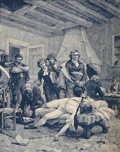 A morte de Pichegru, 1804, 1896 de M. Haider