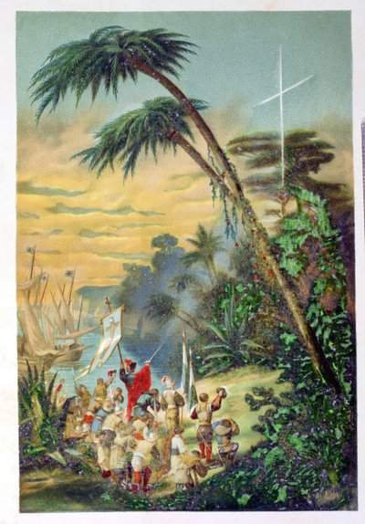 A descoberta do novo mundo por Cristóvão Colombo (1451-1506) 1892 de M. Houssot