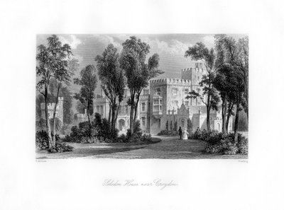 Selsdon House perto de Croydon, século XIX. de M. J. Starling