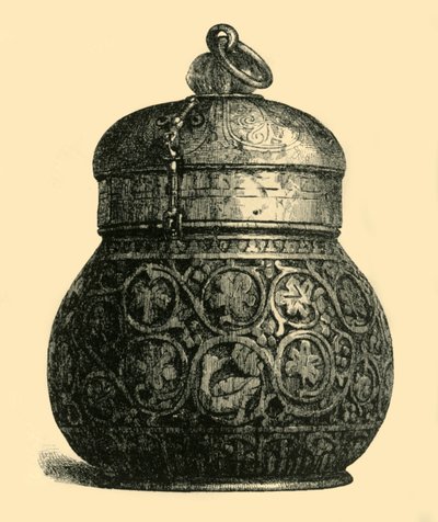 Caixa de marfim, 750-850 dC, 1881. de M Sullivan