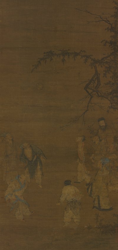 Os jogadores de futebol, c. 1100s-1 º trimestre 1200s. de Ma Yüan