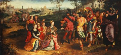Coriolanus e Volumnia, de Maarten de Vos