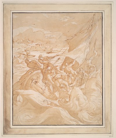 Jonas jogado ao mar de Maarten de Vos