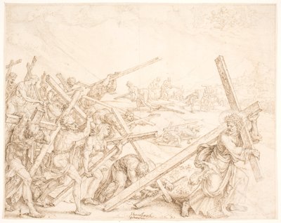 Fiat voluntas tua (seja feita a tua vontade) de Maarten van Heemskerck