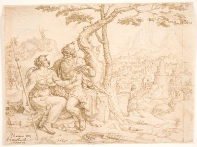 Judá e Tamar de Maarten van Heemskerck