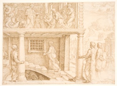 chamada de Mateus de Maarten van Heemskerck