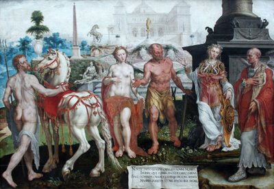 Momos repreende as obras dos deuses de Maarten van Heemskerck