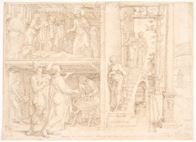 Pedro acorda Tabita de Maarten van Heemskerck