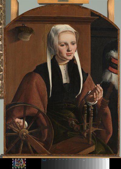 Retrato de uma mulher, possivelmente Anne Code Retrato de uma mulher de Maarten van Heemskerck