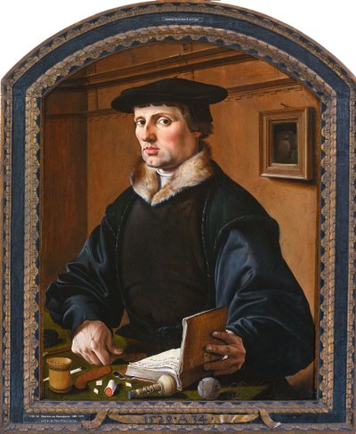 Retrato de um homem, 1529 de Maarten van Heemskerck