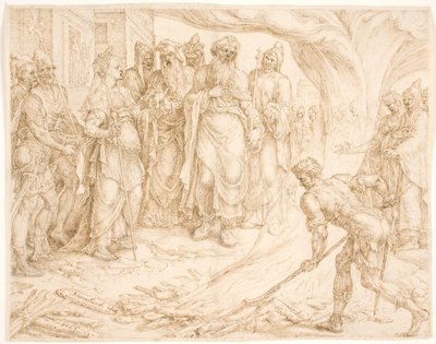 Tamar se dando a conhecer de Maarten van Heemskerck