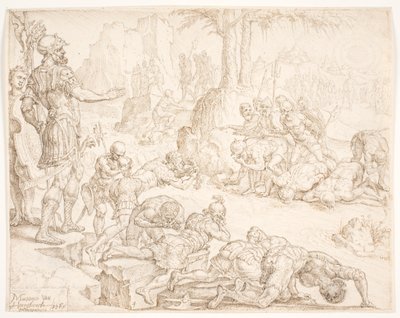 A Redução do Exército de Gideão de Maarten van Heemskerck