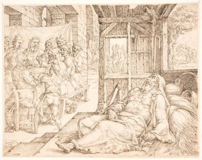 A cegueira de Tobit de Maarten van Heemskerck