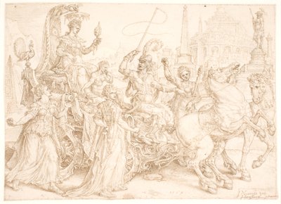 Carruagem Triunfal orgulho de Maarten van Heemskerck