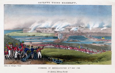 Setenta e três regimento, Tempestade de Seringapatam, Índia, 4 de maio de 1799. de Madeley
