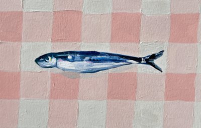 Sardinha xadrez rosa de Madison Phipps