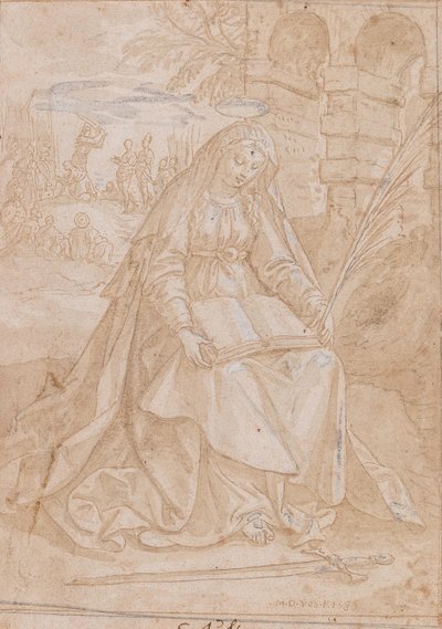 Santa Justine, 1584. de Maerten Vos de