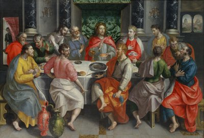 a Última Ceia de Maerten de Vos