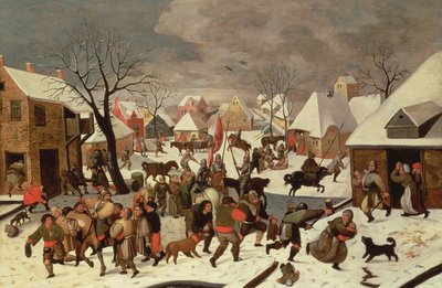 O Massacre dos Inocentes (painel) de Maerten van Cleve
