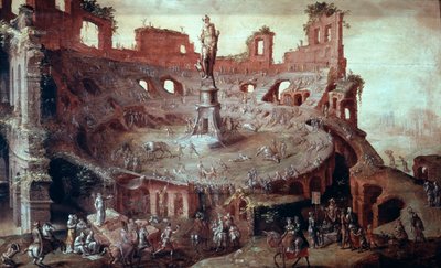 Tourada na antiguidade, 1552. de Maerten van Heemskerck