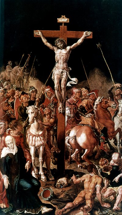 Calvário do Gólgota, século XVI de Maerten van Heemskerck