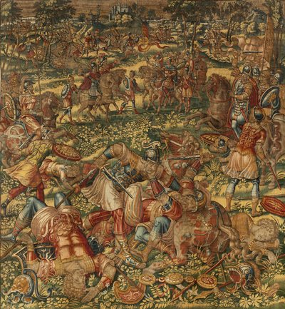 História de Gideon, finais do século XVI (seda e lã) de Maerten van Heemskerck