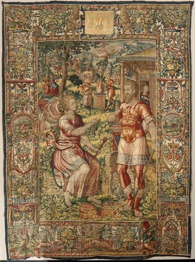 História de Gideon, finais do século XVI (seda e lã) de Maerten van Heemskerck